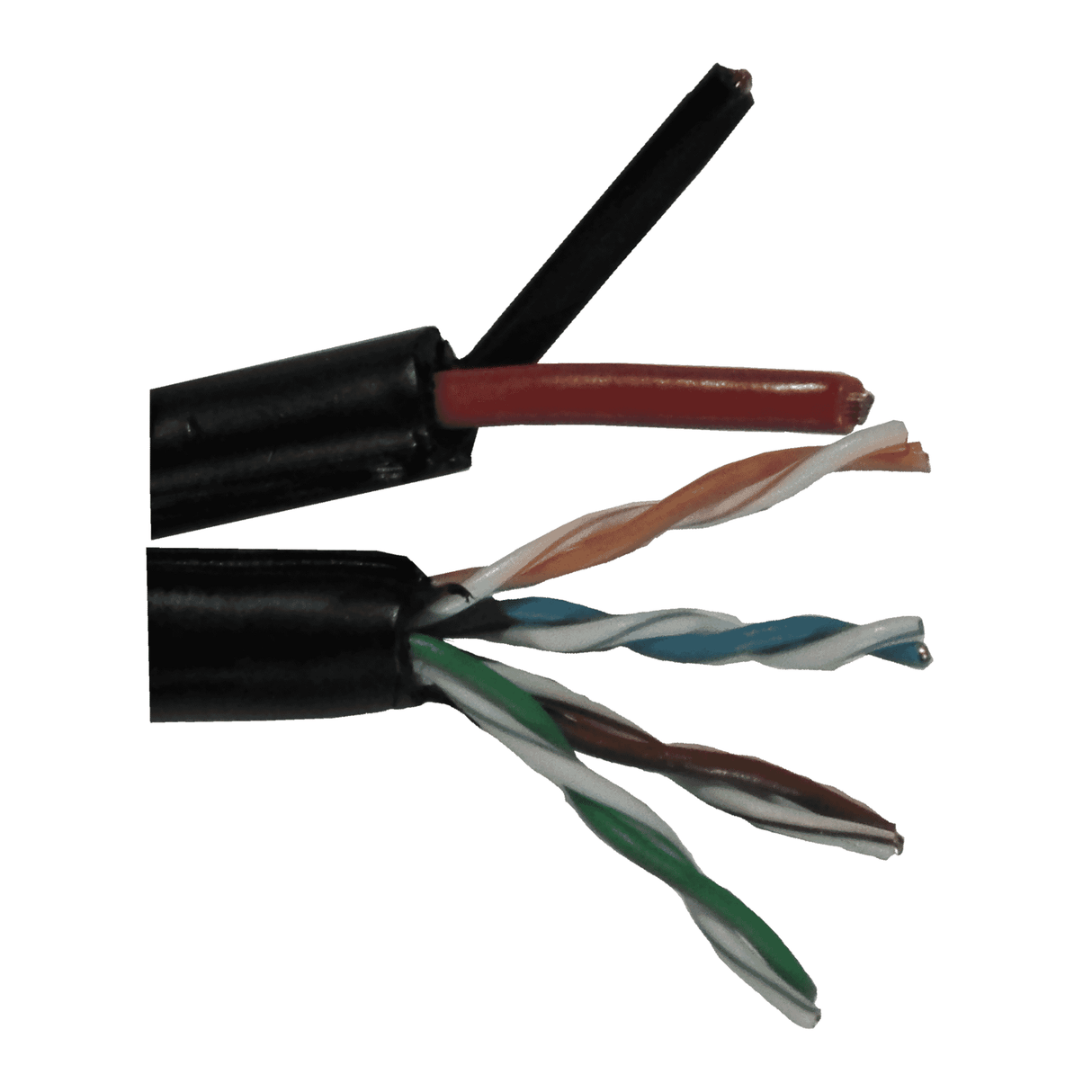 SFX 100M CAT5 Cable with .5mm Power Attached