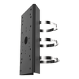 Hikvision DS-1275ZJ-SUS/BLACK Pole Mount Bracket - Stainless Steel Black