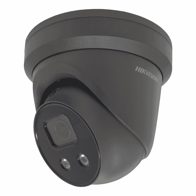 Hikvision DS-2CD2366G2-IU(2.8MM)/GREY(C) 6MP Fixed Turret Camera with Audio - Grey