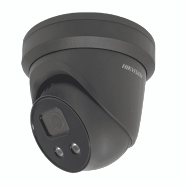 Hikvision DS-2CD2386G2-IU(2.8mm)/GREY(C) 8MP Fixed Turret Camera with Audio - Grey