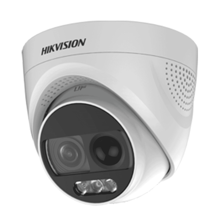 Hikvision DS-2CE72KF3T-PIRXO 3K ColorVu PIR Siren 2.8mm Analogue Turret Camera