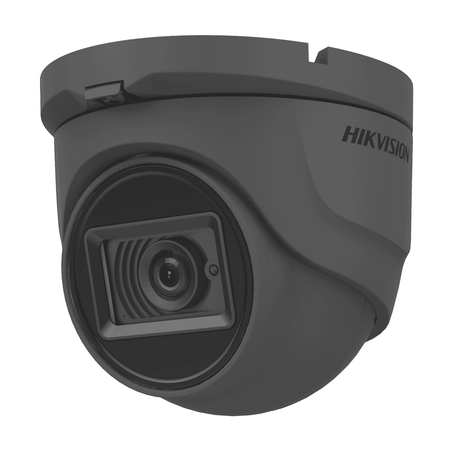 Hikvision DS-2CE76H0T-ITMFS Grey 5MP 2.8mm Fixed Lens, Built-in Mic, IR 30m