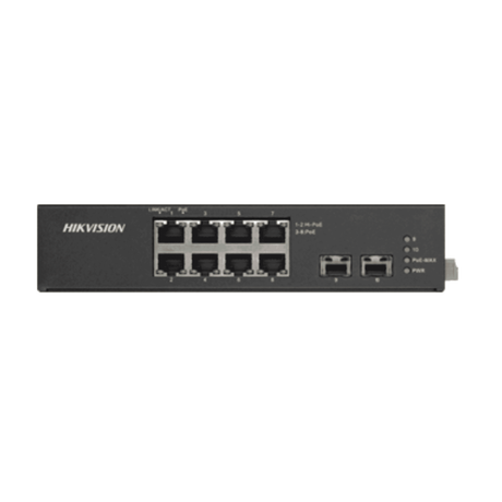 Hikvision DS-3T0510HP-E/HS 10-Port Industrial PoE Ethernet Switch