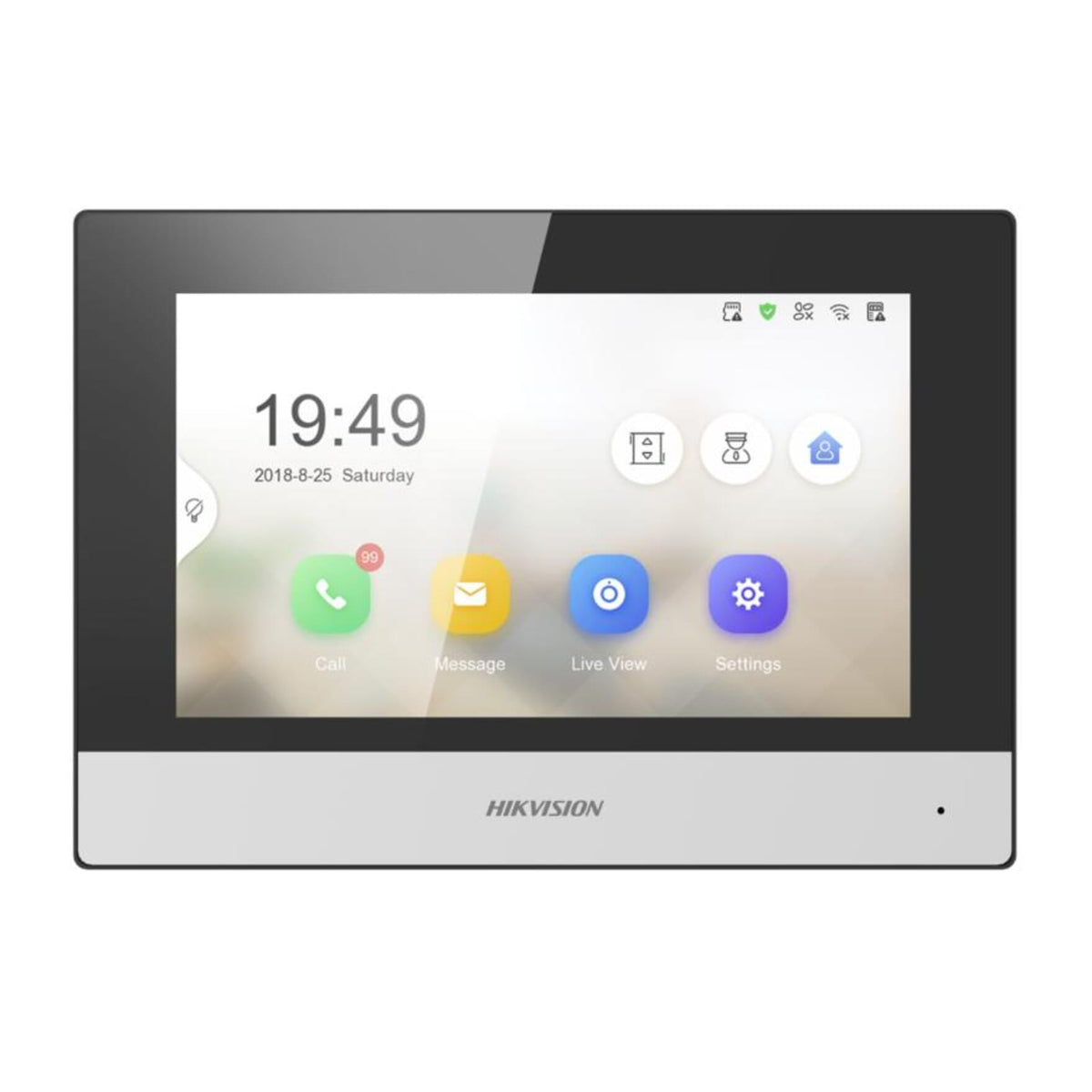 Hikvision DS-KH6320-WTE1 Indoor Video Intercom Station (Black)