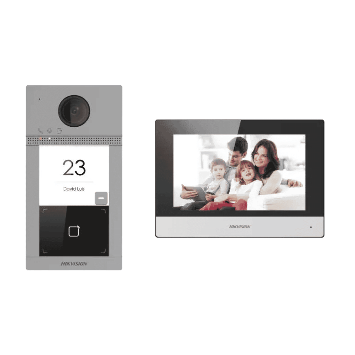 Hikvision DS-KIS604-P(C) Advanced Video Intercom Kit (Grey)