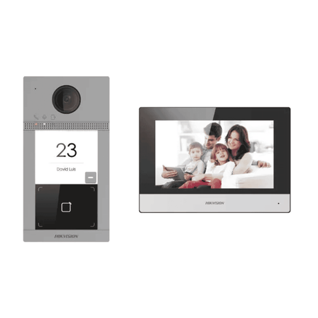 Hikvision DS-KIS604-P(C) Advanced Video Intercom Kit (Grey)