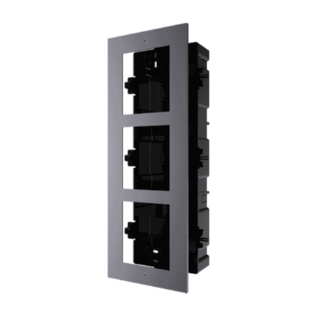 Hikvision DS-KD-ACF3/PLASTIC Flush Mount Bracket 3 Modules