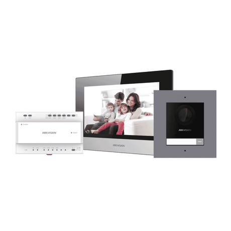 Hikvision DS-KIS702Y 2-Wire 2MP IP Video Intercom Kit with Screen