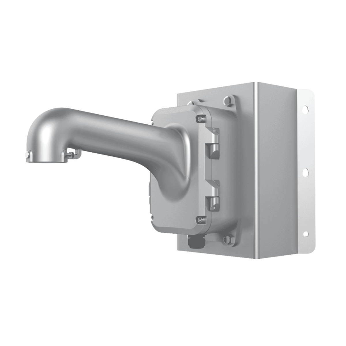Hikvision DS-1604ZJ-CORNER-P Silver Ptz Corner Bracket With Box