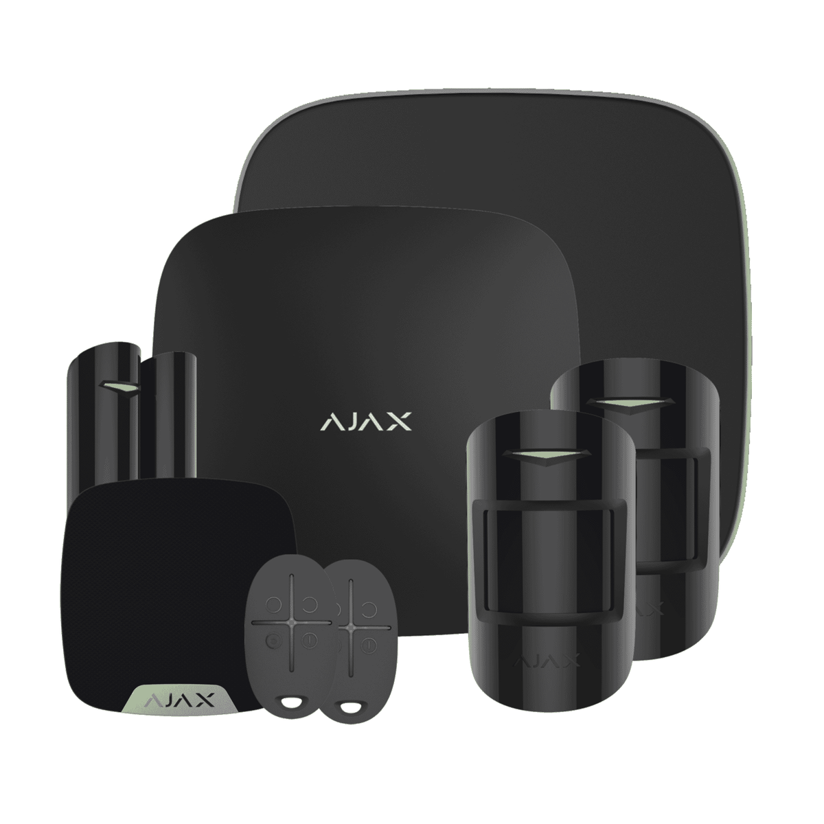 Ajax Hub2Kit1MP (Black) DD with MotionProtect and Detectors