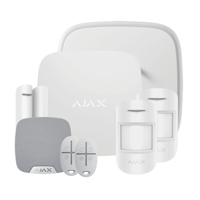 Ajax Hub2Kit1MP (White) DD with Wireless Detectors