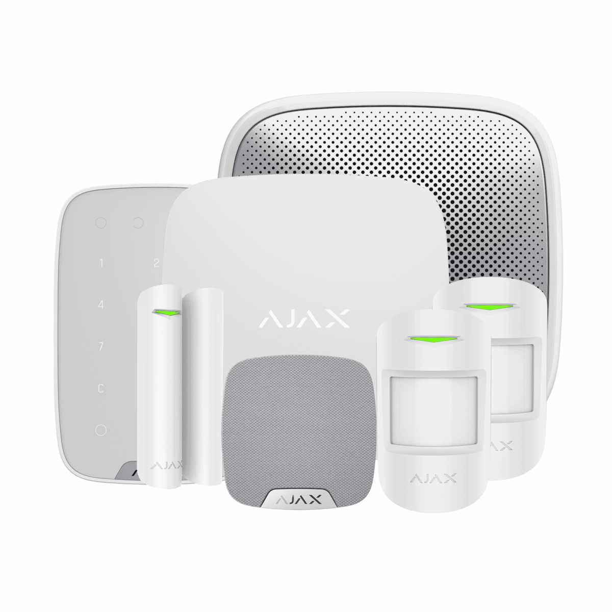 Ajax Hub2Kit3MP (White) Comprehensive Motion Detection Hub