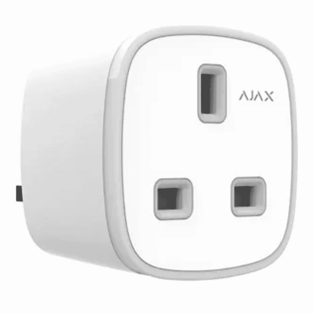 Ajax Socket (White) Smart Plug for Power Control and Monitoring