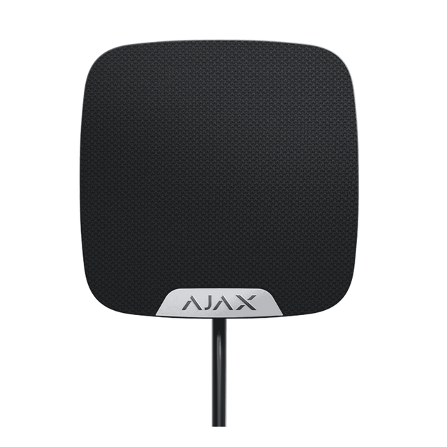 Ajax Fibra HomeSiren (Black) Wired Indoor Siren for Security Systems