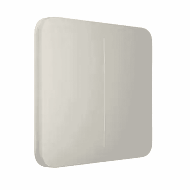 Ajax SoloButton 2-Gang (Oyster) Dual Neutral Wall Switch Button