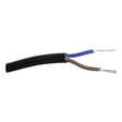 SFX MF1 1mm Twin Flex Mains Cable, Black, 100m - Durable Electrical Wiring