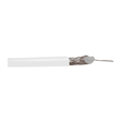 SFX RG59/WHITE 100m Coaxial Cable, White - Blends with Indoor Décor