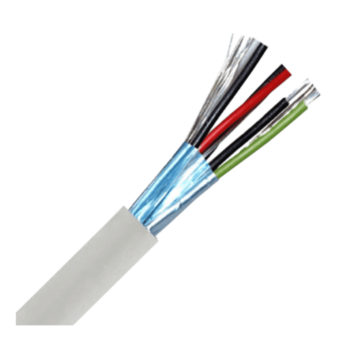 SFX OSC8 8 Core 24AWG LSZH Cable - 100m, Grey, Shielded, High-Durability