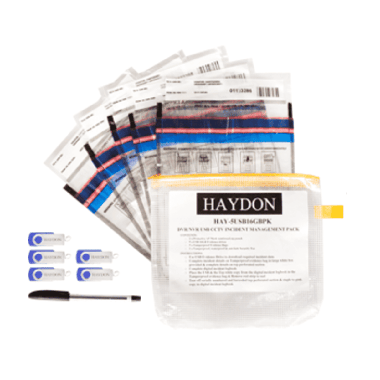 Haydon HAY-5USB16GBPK USB Flash Drive Pack (16GB, 5-Pack)