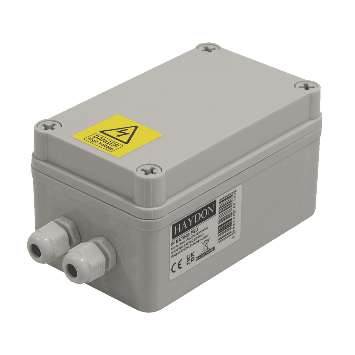 Haydon HAY-PSUIP1X2A-12VDC 12V 1-Way 2A IP66 Outdoor Power Supply