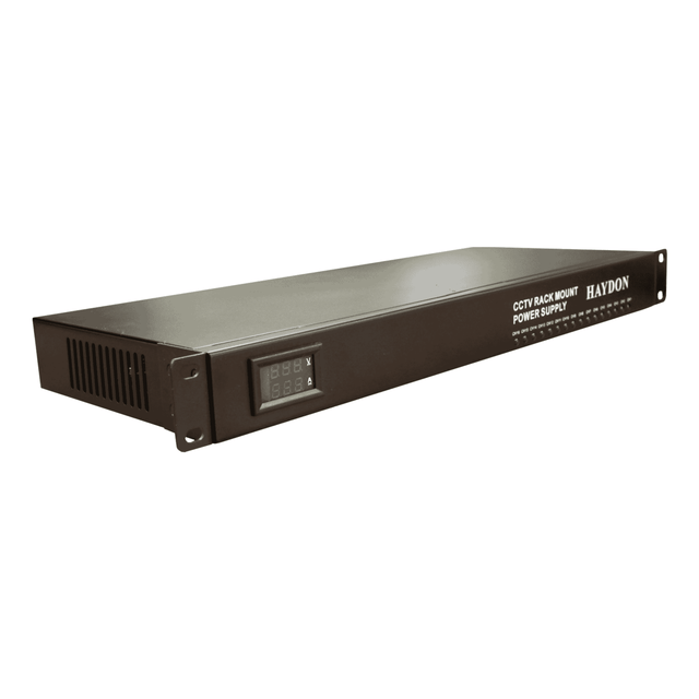 Haydon HAY-RMPSU1612-16A/1U Rack-Mount 16-Channel 12V 16A Power Supply