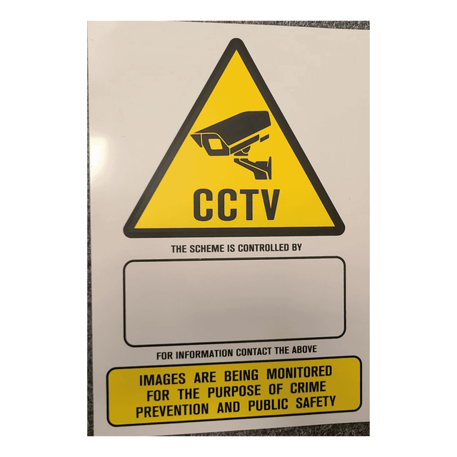 Dynamic A3 Warning Sign, High Visibility