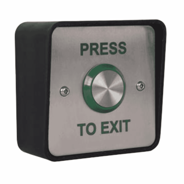 RGL WP-EBSS25/PTE Weatherproof Stainless Steel Press-to-exit Button