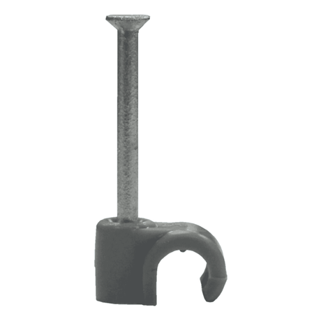 Pack of 100 Clips for Grey CAT5 Cable