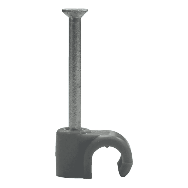 Pack of 100 Clips for Grey CAT5 Cable