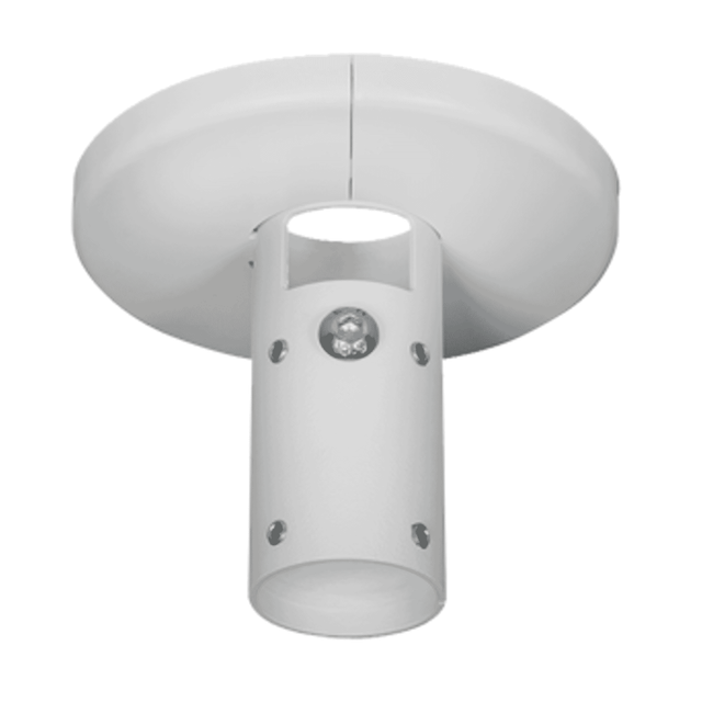 B-Tech Fixed Ceiling Mount For 38mm Poles white