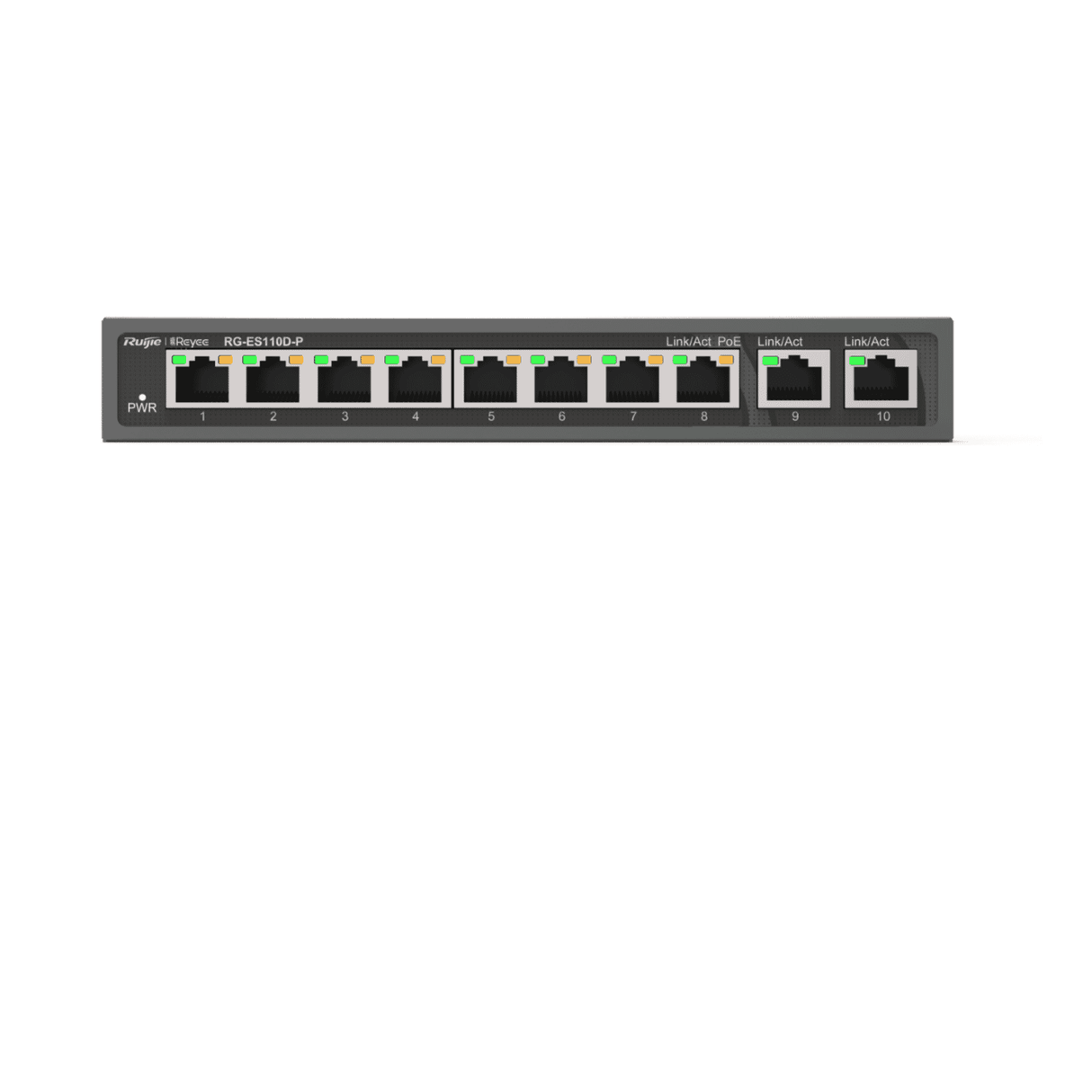 Ruijie RG-ES110D-P 10-Port Gigabit Switch with PoE