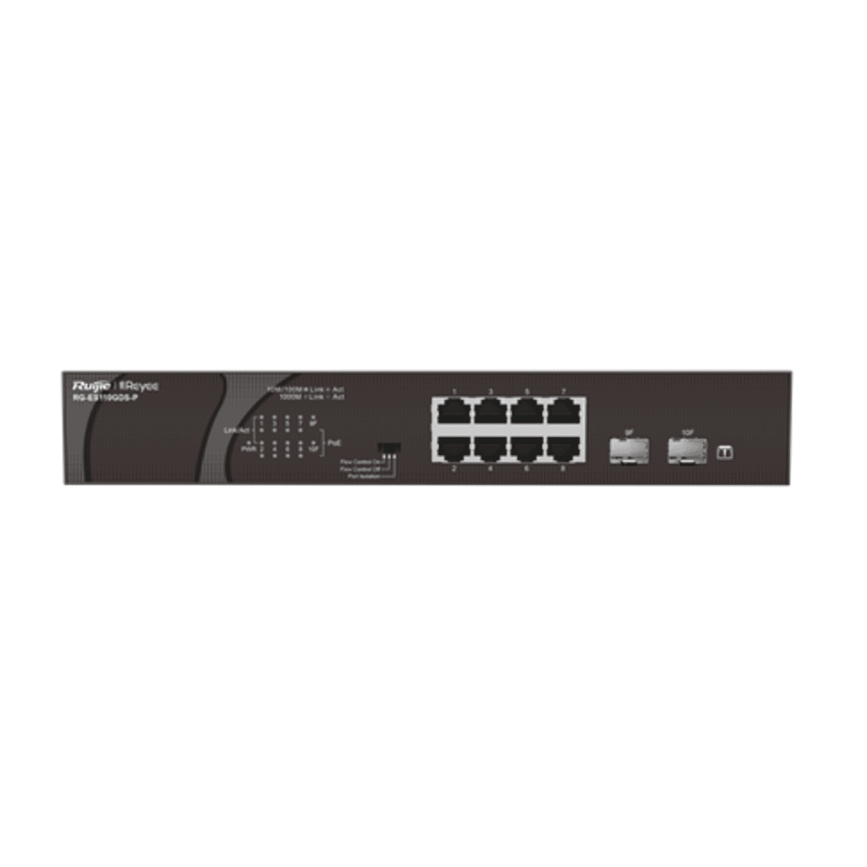 Ruijie RG-ES110GDS-P 10-Port Gigabit Smart Switch with PoE