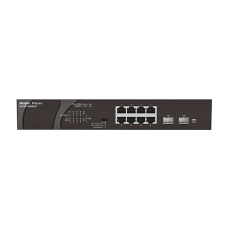 Ruijie RG-ES110GDS-P 10-Port Gigabit Smart Switch with PoE