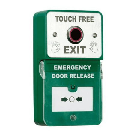 RGL DU-NT/TF Dual Unit Contactless Exit Button with Emergency Door Release