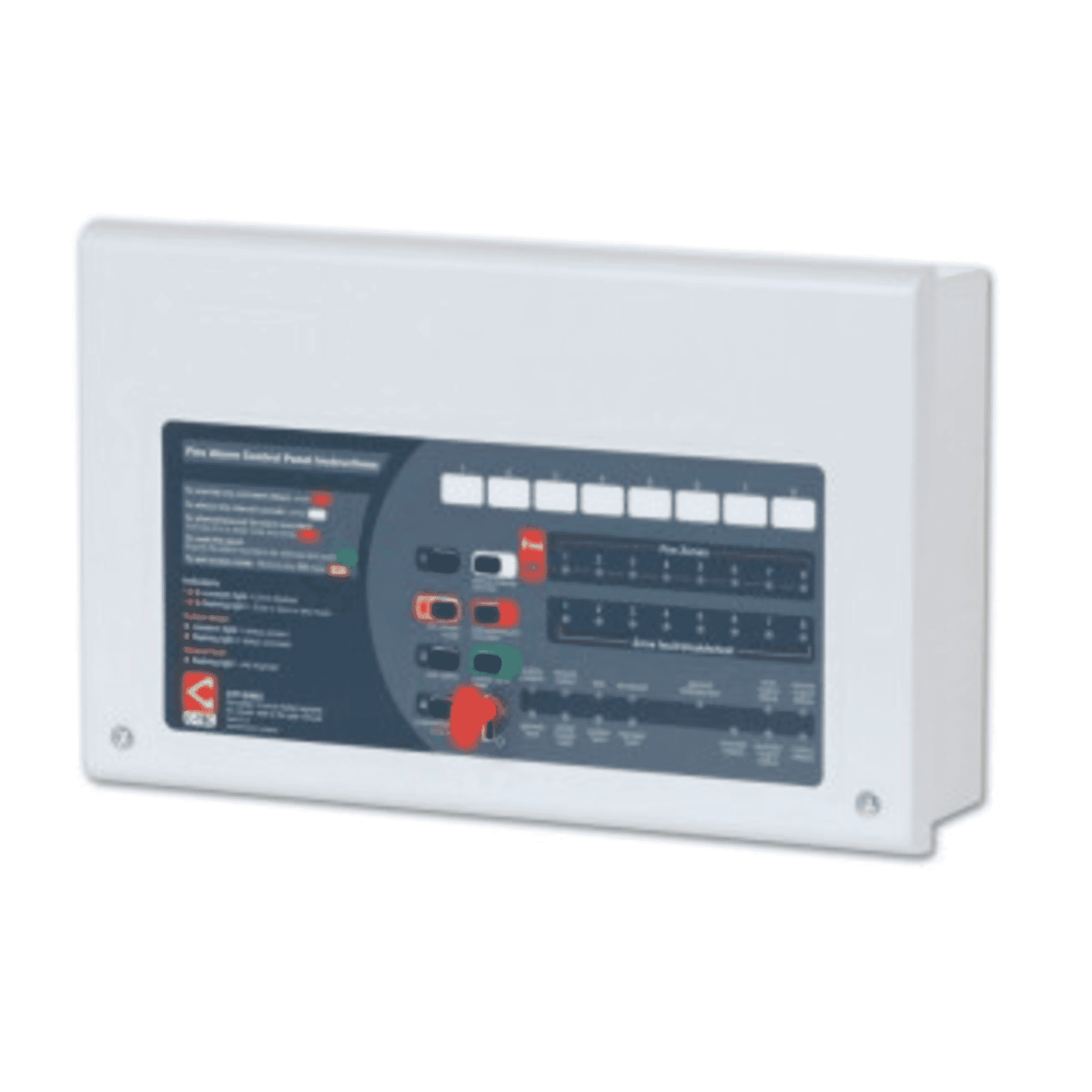 C-TEC CFP708-2 AlarmSense 8-Zone Two-Wire Fire Alarm Panel