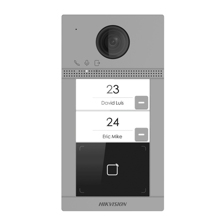 Hikvision DS-KV8213-WME1 2MP IP Intercom with 2 Buttons and Card Reader