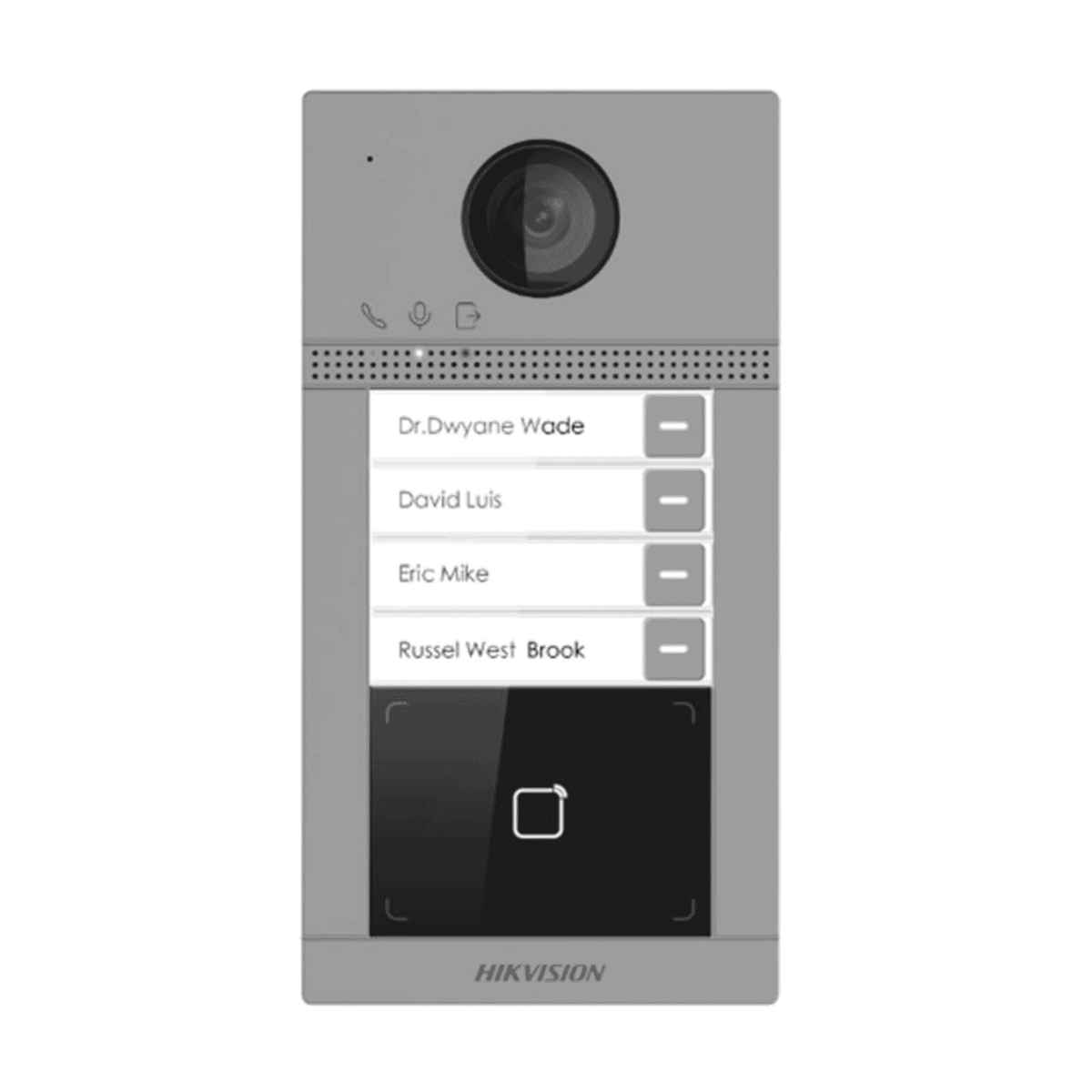 Hikvision DS-KV8413-WME1 2MP IP Intercom with 4 Buttons and Card Reader