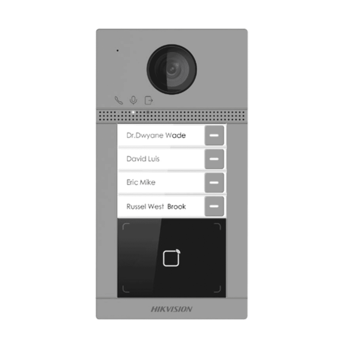 Hikvision DS-KV8413-WME1 2MP IP Intercom with 4 Buttons and Card Reader