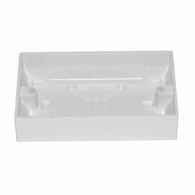 Nittan Plastic Surface Box for EV Modules - 45mm Deep, Durable IP-Rated Enclosure