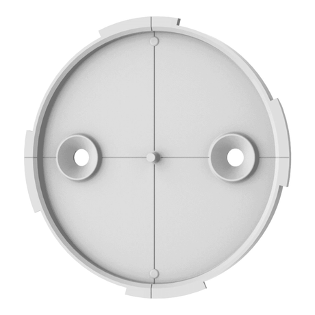 Ajax 9549.10.WH SmartBracket for FireProtect White – Mounting Bracket for Smoke & Heat Detector