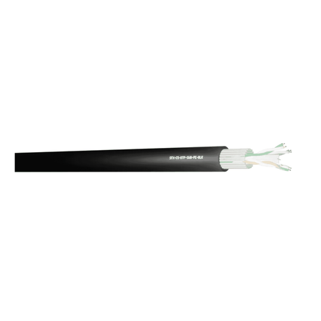SFX Cables SFX/C5-UTP-SWA-PE-BLK-1 CAT5 PE SWA BLACK PER METER