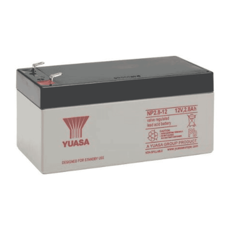 Yuasa NP2.8-12 12V 2.8Ah Sealed Lead Acid Rechargeable Battery