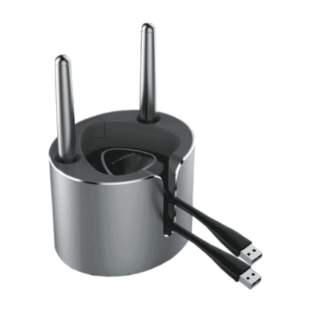 MAXHUB PB02 Dongle & Smart Pen Holder – Holds 3 Dongles, 2 Pens, Metallic Finish