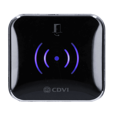 CDVI MoonarWB Flush Proximity Reader - Elegant Black/White Cover Options