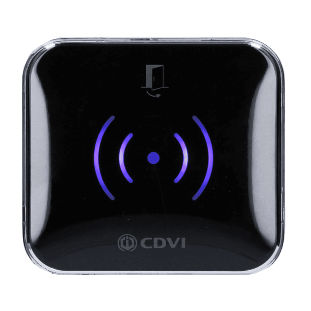 CDVI MoonarWB Flush Proximity Reader - Elegant Black/White Cover Options