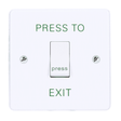CDVI RTE-001S Plastic Exit Button - Standard, Surface Mount, Push-to-Exit