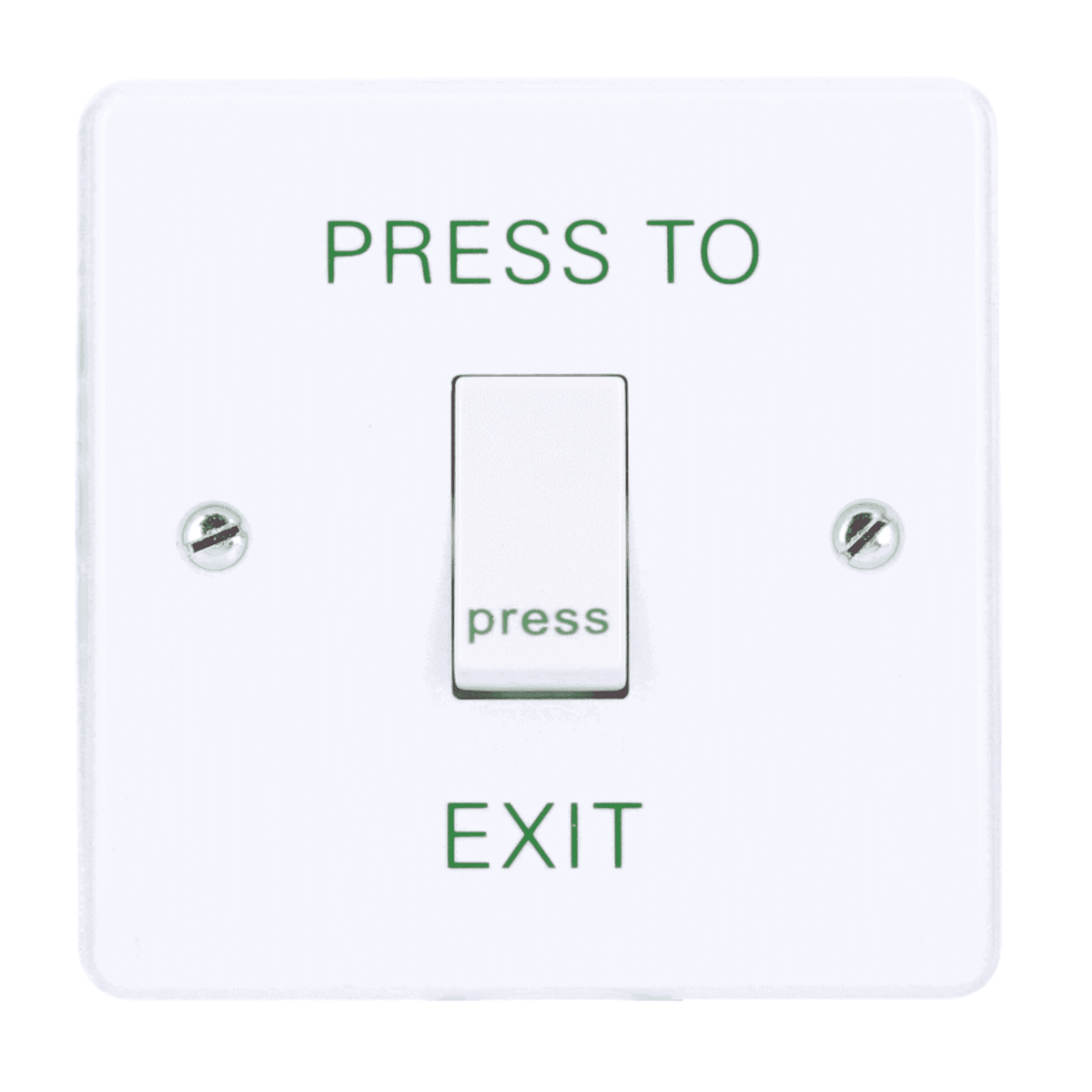 CDVI RTE-001S Plastic Exit Button - Standard, Surface Mount, Push-to-Exit