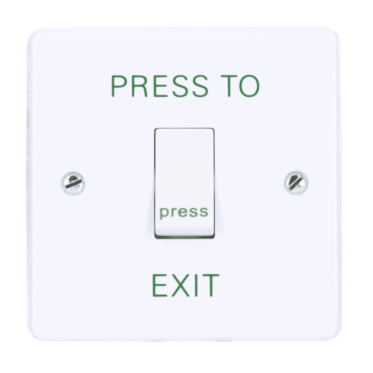 CDVI RTE-001S Plastic Exit Button - Standard, Surface Mount, Push-to-Exit