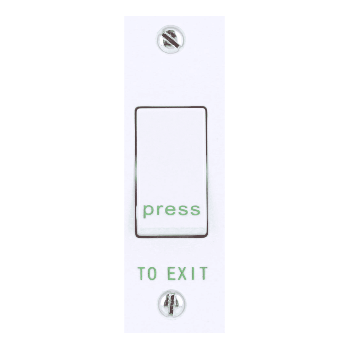 CDVI RTE-002S Plastic Exit Button - Narrow, Surface Mount, Push-to-Exit