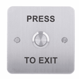 CDVI RTE-SS Stainless Steel Exit Button - Flush Mount Push-to-Exit